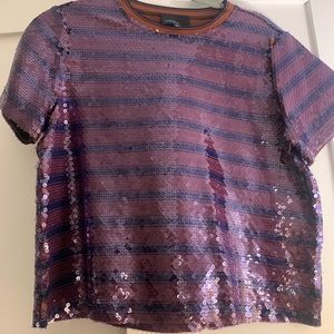 Cynthia Rowley Sequin Tee